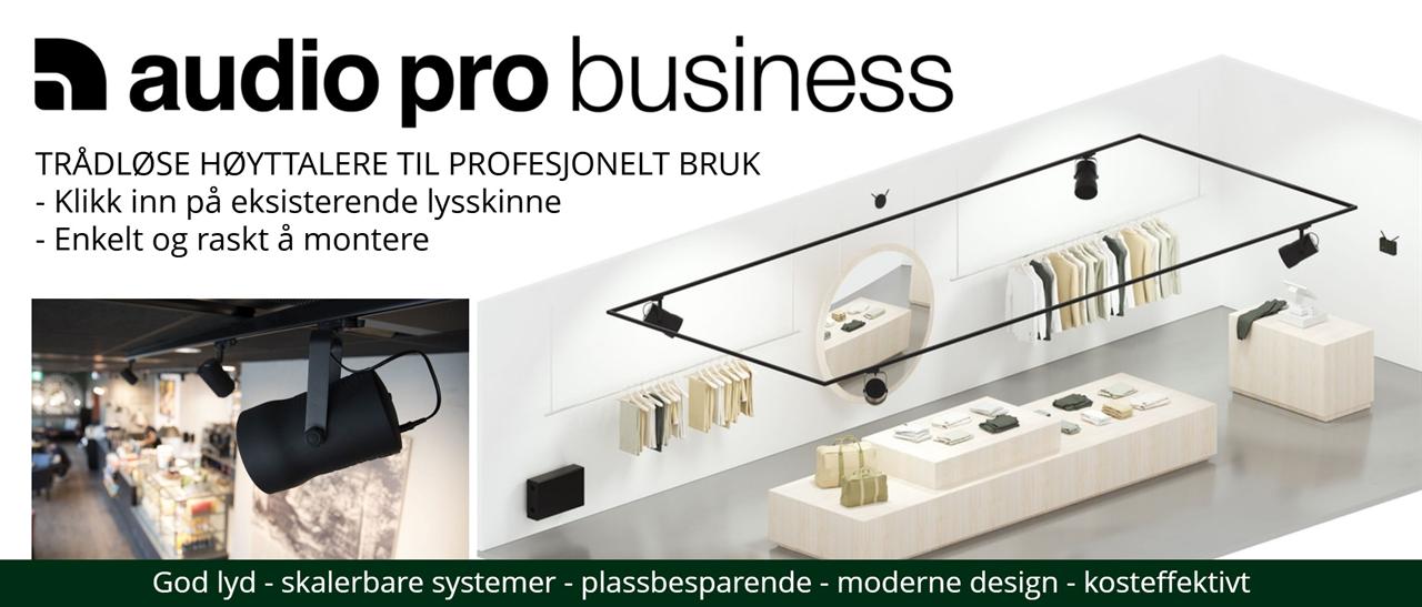 audio pro business trådløse høyttalere